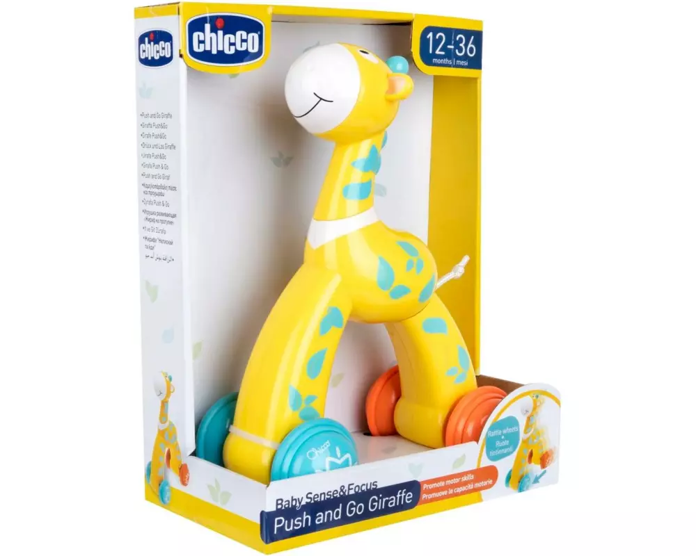 Chicco Beschäftigungsspielzeug Push and Go Giraffe