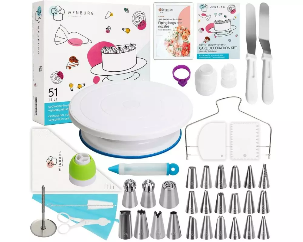 Wenburg Torten-Dekoratiosset 51- tlg. - Delight