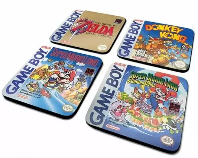 Pyramid Gameboy Untersetzer 4er Pack