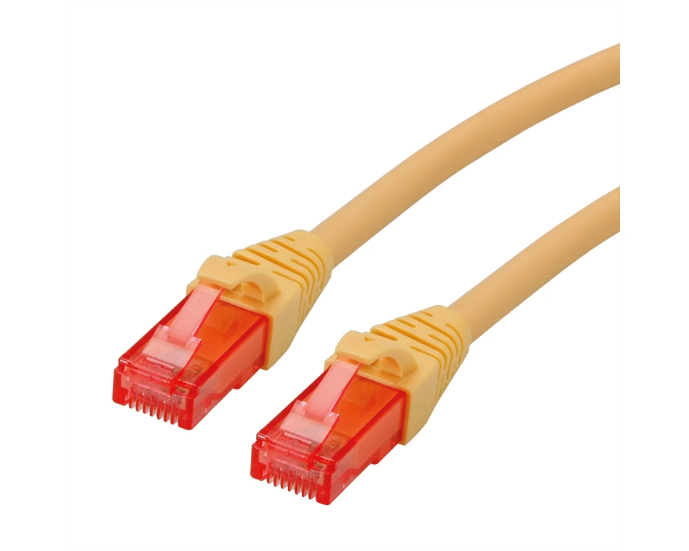ROLINE Patchkabel Cat.6 UTP, Component Level, LSOH, gelb, 3 m