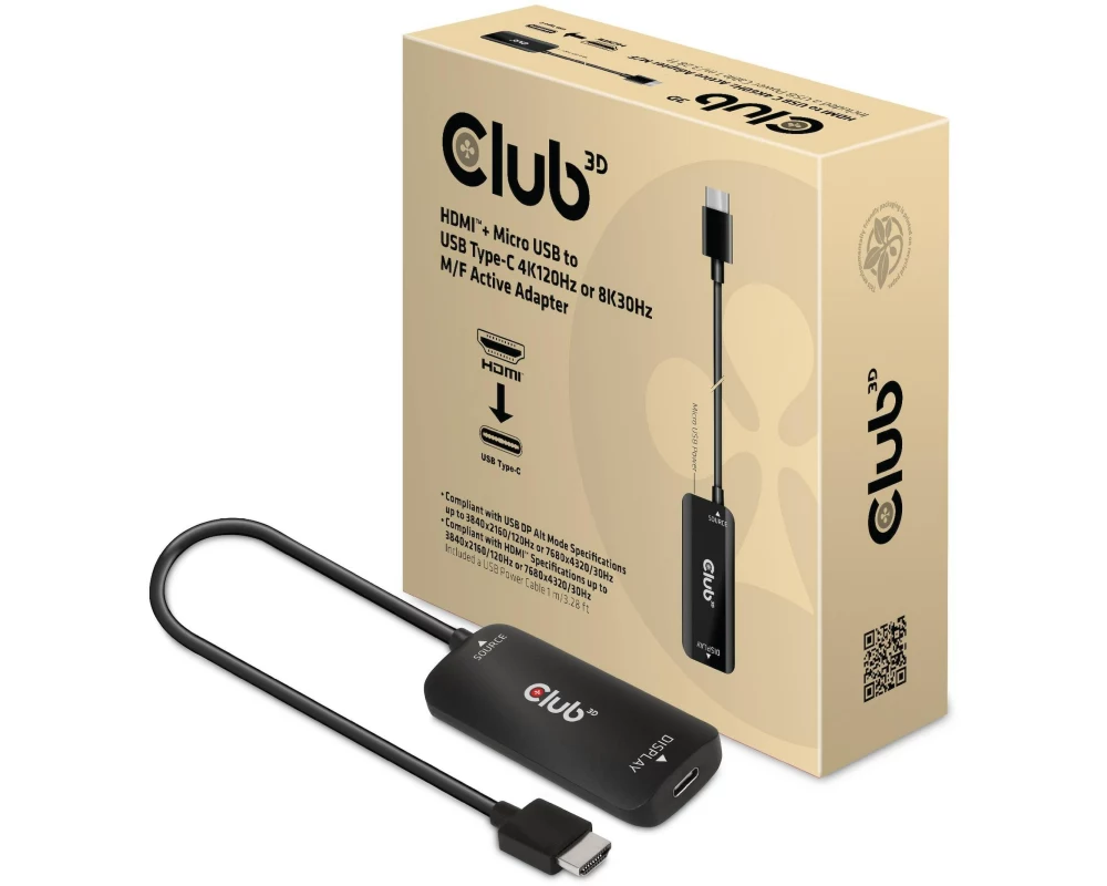 Club 3D Adapterkabel CAC-1336 HDMI - USB Type-C