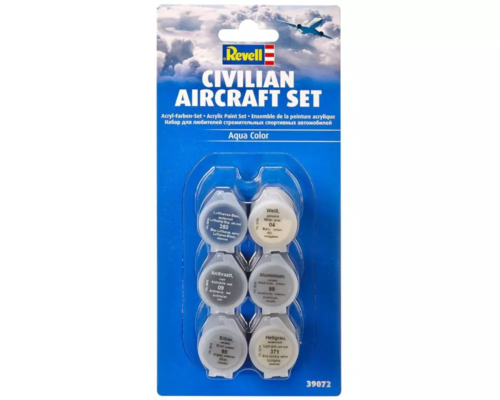 Revell Acrylfarbe Civilian Aircraft 39 072 Set