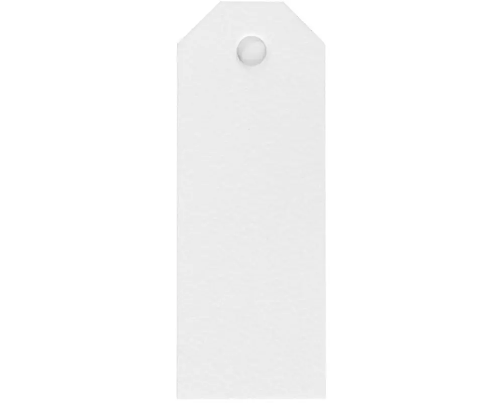 Creativ Company Geschenkanhänger Happy Moments Weiss, 3 x 8 cm, 20 Stk.