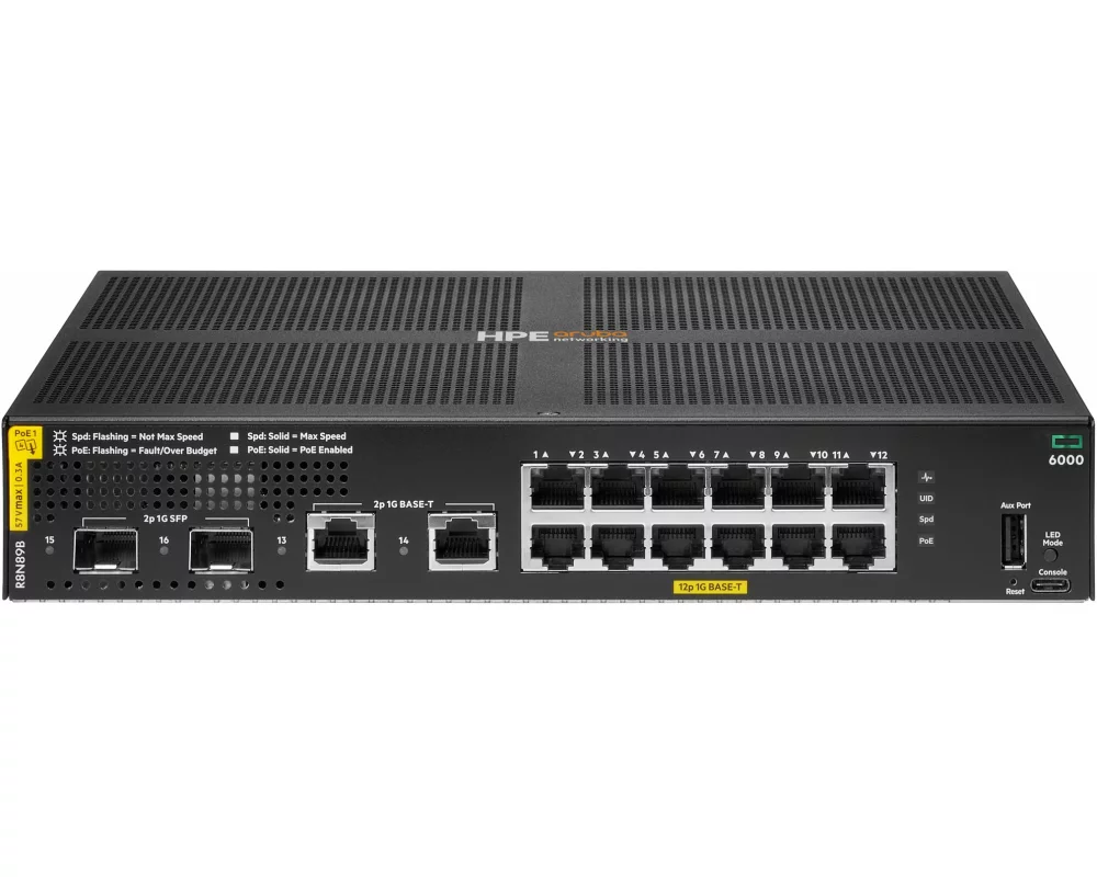 HPE Aruba Nwking CX 6000 12p