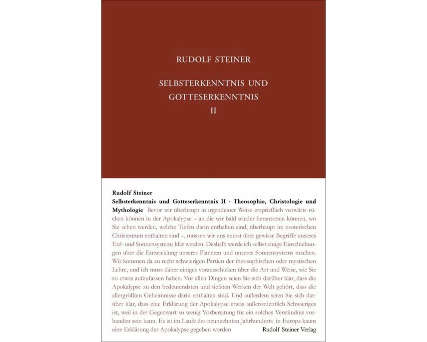 Selbsterkenntnis und Gotteserkenntnis II