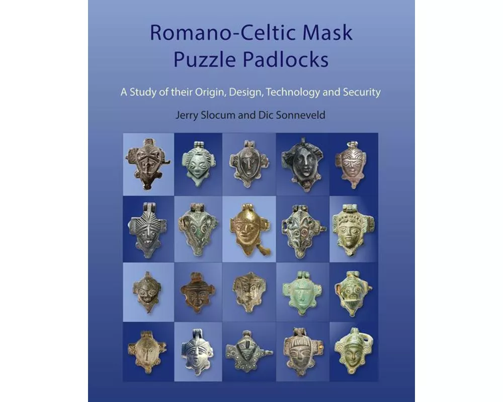 Romano-Celtic Mask Puzzle Padlocks