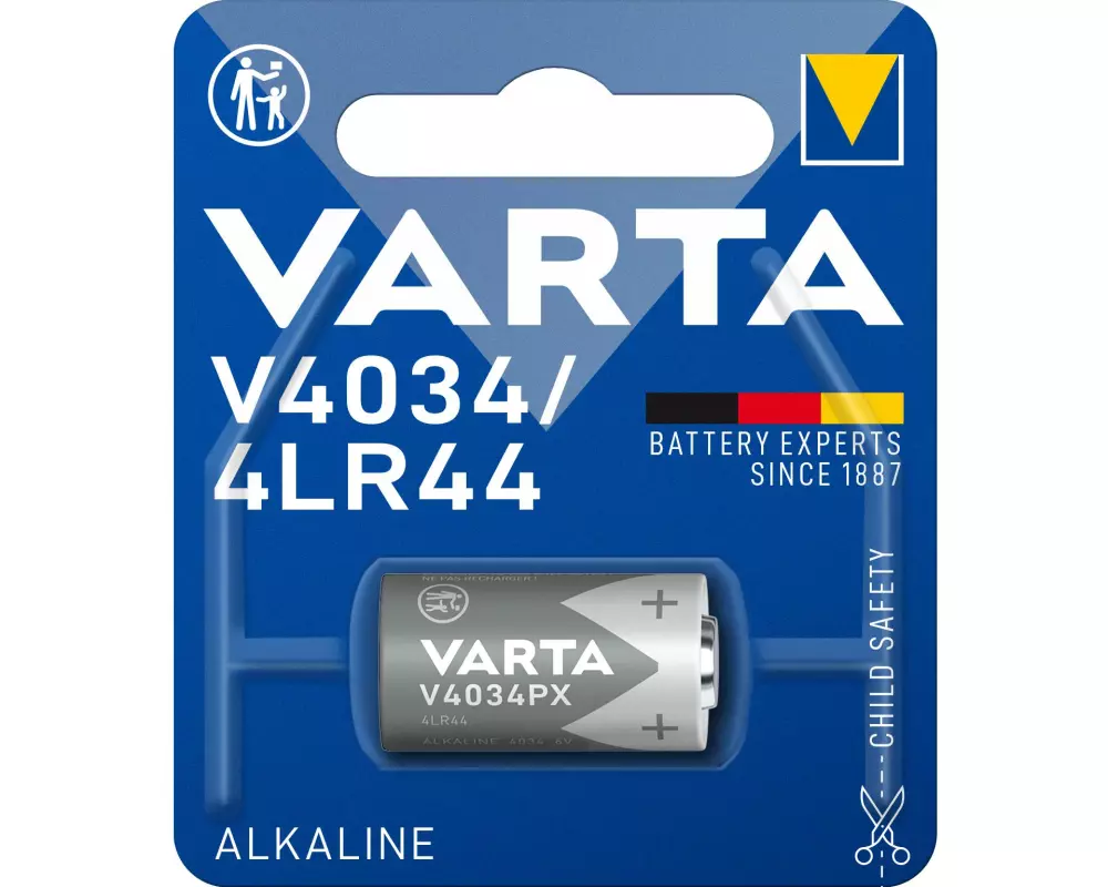 Varta Photobatterie V4034/ 4LR44 , 1 Stück