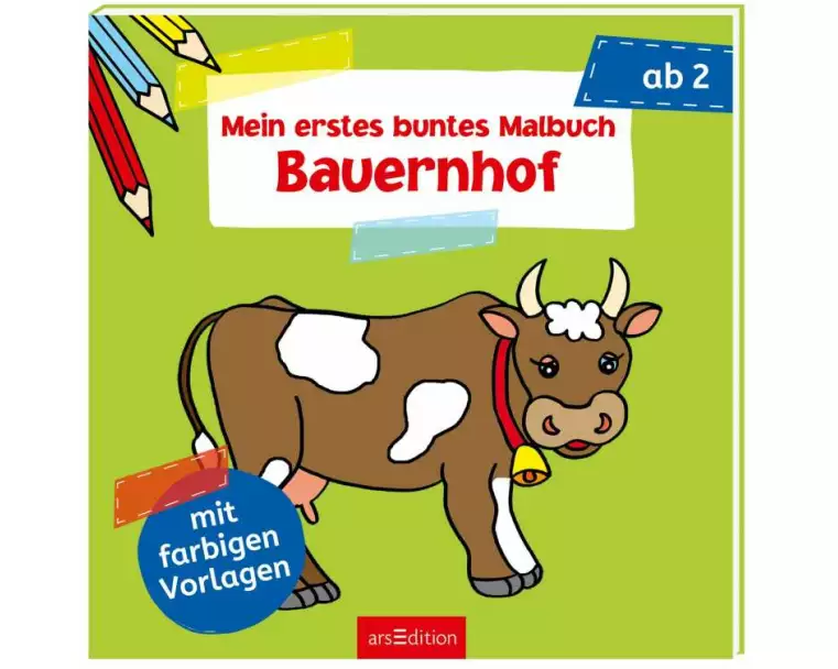 Mein erstes buntes Malbuch ab 2 – Bauernhof
