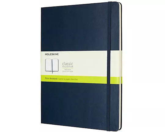 Moleskine Spphre Blue x Lrg Pln Ntbk Hrd