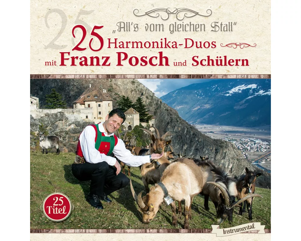 25 Harmonika-Duos mit Franz Posch/Schüler