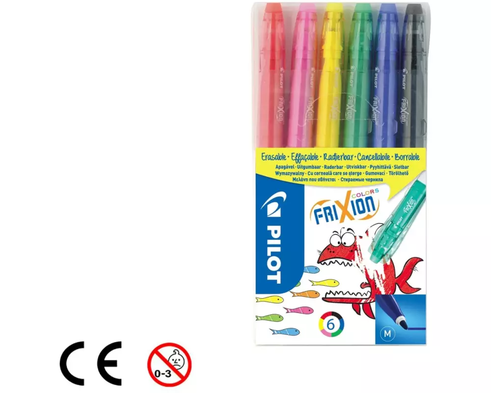 Pilot Filzstift FriXion Colors 6 Stück