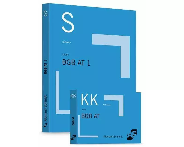 Paket Alpmann, Skript BGB AT 1+ Karteikarten BGB AT 1