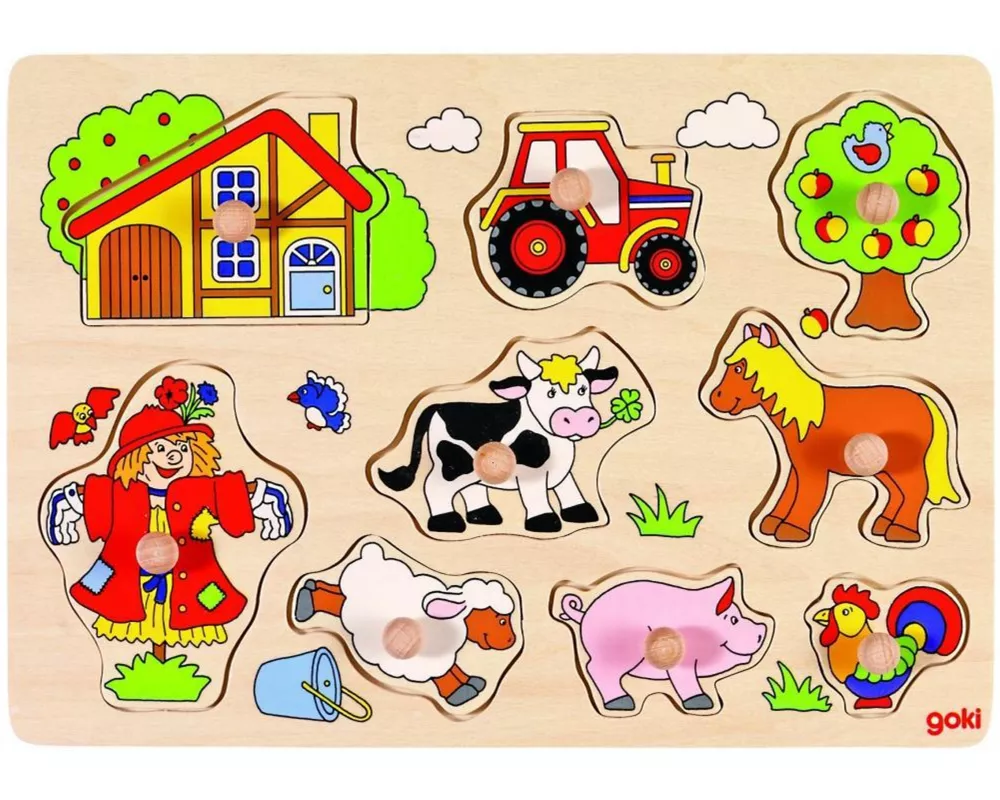 Steckpuzzle Bauernhof VI