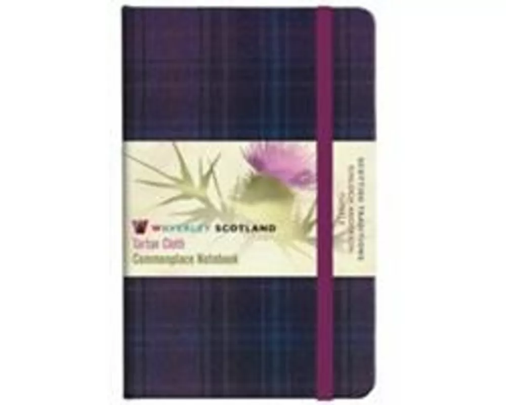 Thistle Tartan: Pocket: 14 x 9cm: Scottish Traditions: Waverley Genuine Tartan Cloth Commonplace Notebook
