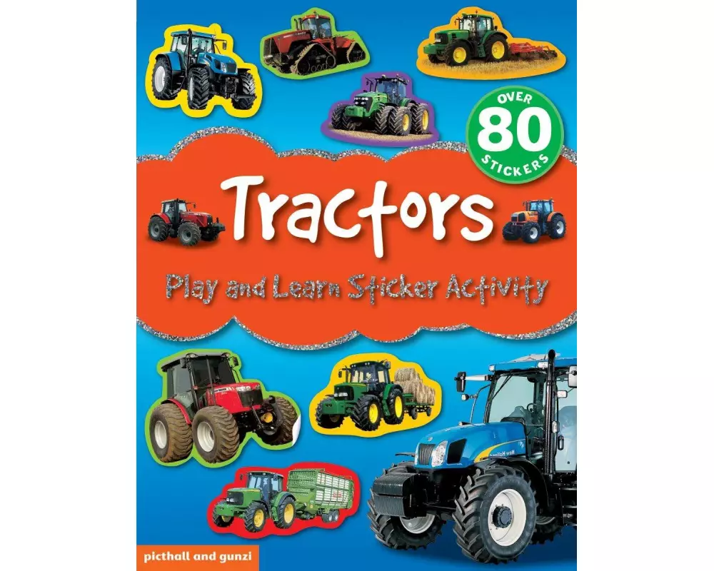 Play and Learn Sticker Activity: Tractors