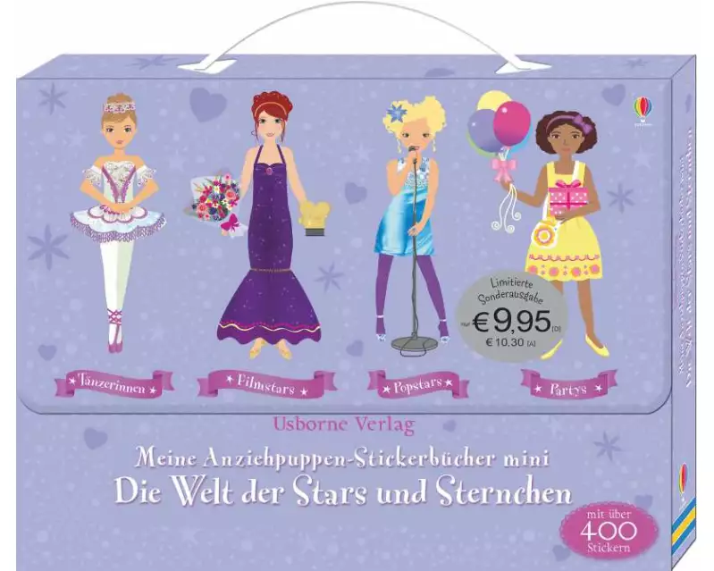 Meine Anziehpuppen-Stickerbücher mini: Die Welt der Stars und Sternchen