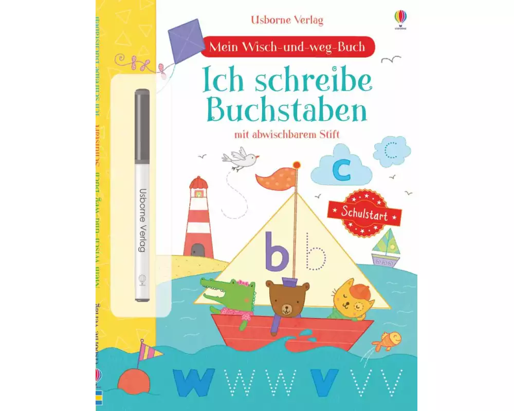 Mein Wisch-und-weg-Buch Schulstart: Ich schreibe Buchstaben