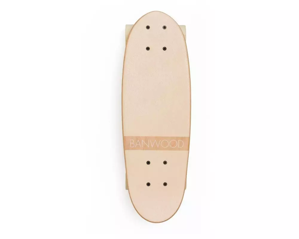 Banwood Cruiser Skateboard Ahorn Creme