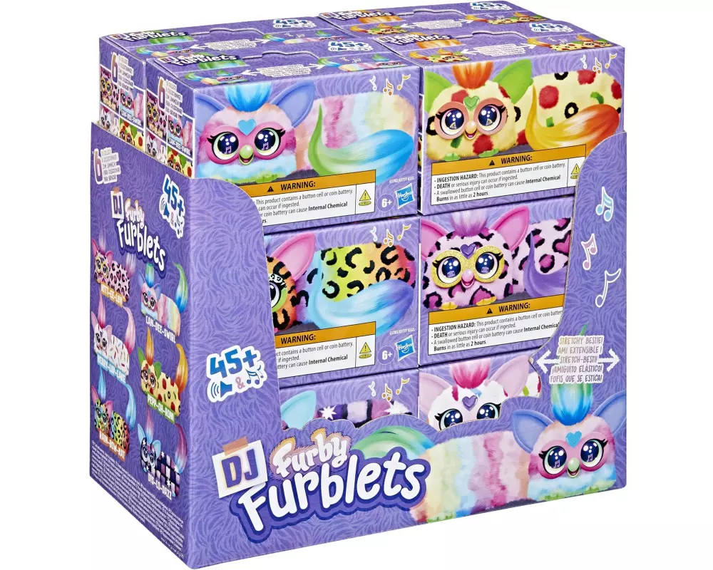 Furby Dj Furblets Musik-Plüschtier 6-fach ass., Musikspielzeug