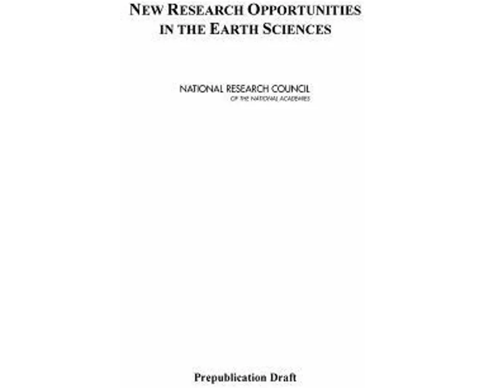 New Research Opportunities in the Earth Sciences