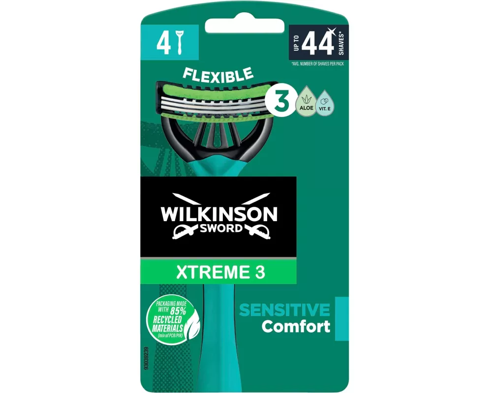 Wilkinson Herrenrasierer Extreme3 Sensitive 4 Stück