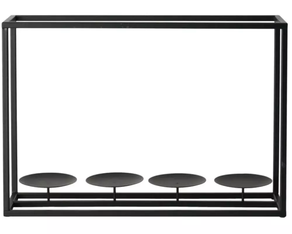Lauvring Kerzenhalter Rozy 1 Stück, Schwarz