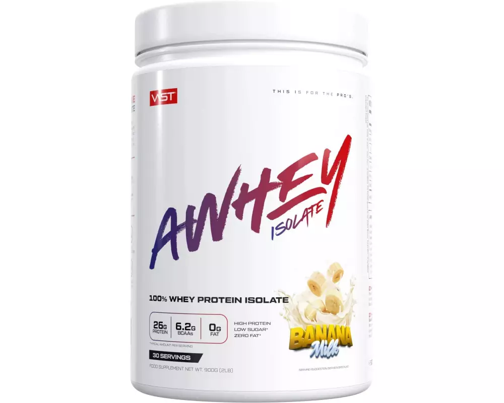VAST Pulver AWhey Isolate Dose: 900g, Banana Milk