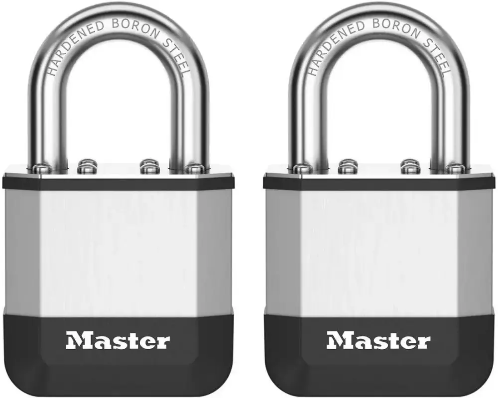 Masterlock Elite 45 mm 2er Silber Aluminium