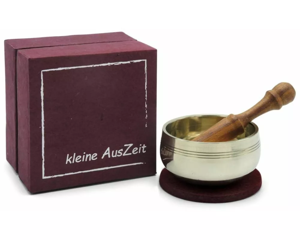 Klangschale in Box "kleine Auszeit"