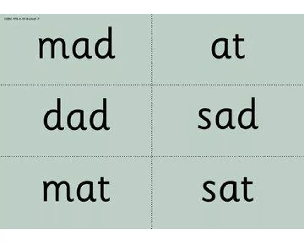 Read Write Inc. Phonics: Nursery Green Word Cards