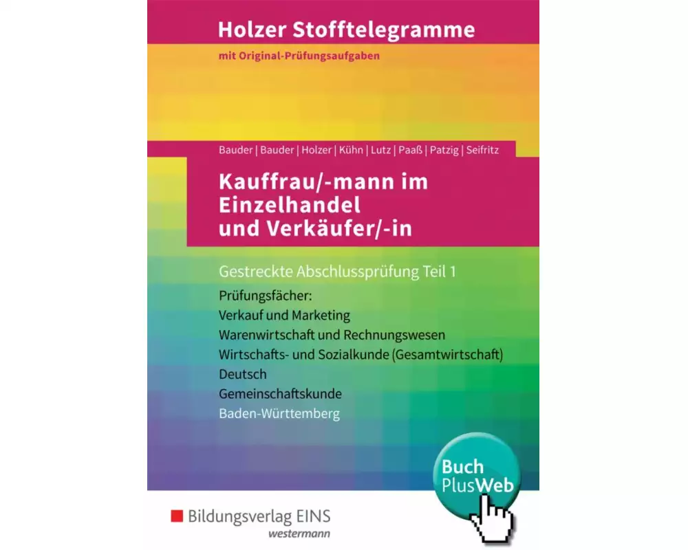 Holzer Stofftelegramme Baden-Württemberg – Kauffrau/-mann im Einzelhandel und Verkäufer/-in