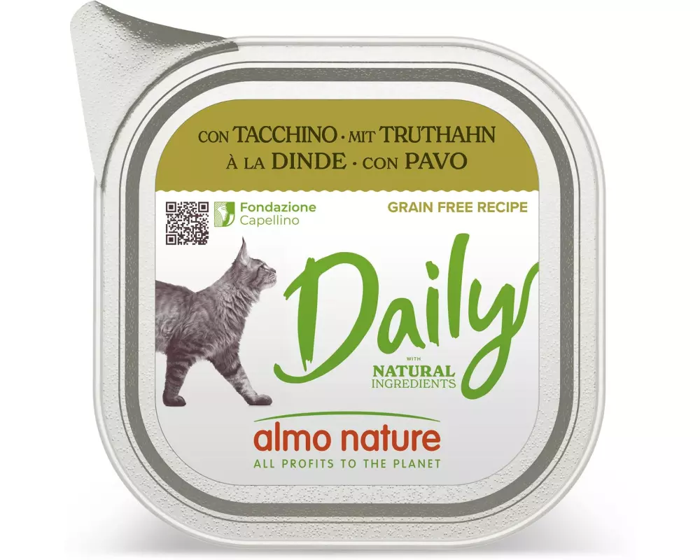 Almo Nature Nassfutter Daily mit Truthahn 100g