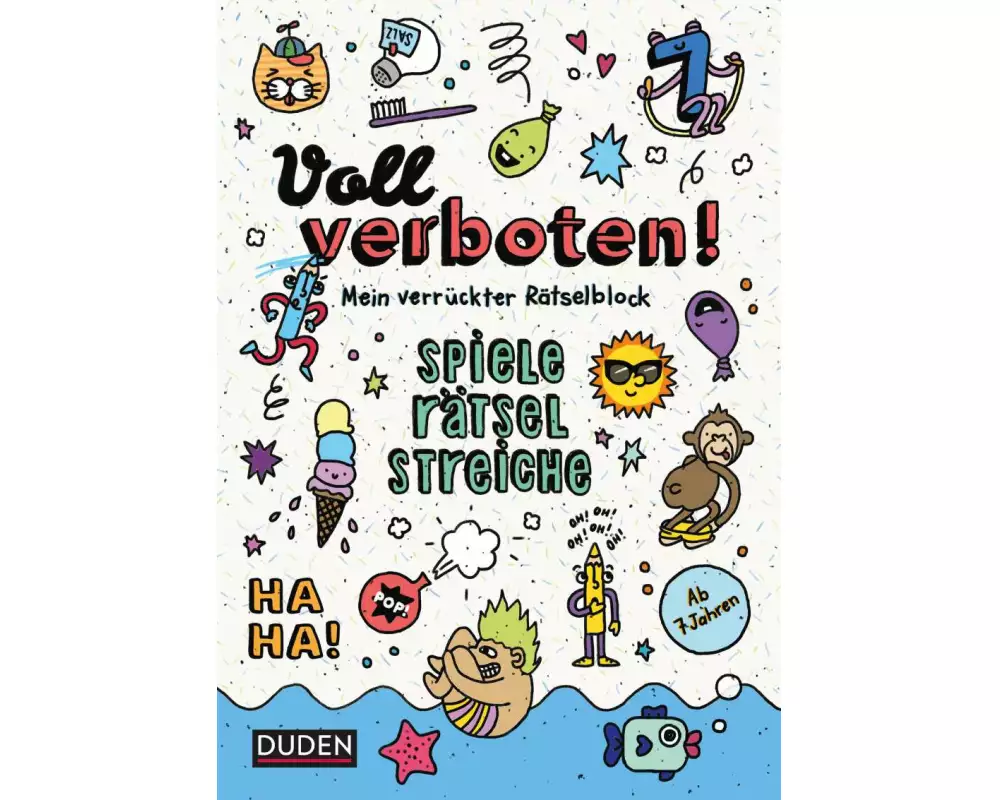 Voll verboten! Mein verrückter Rätselblock - Ab 7 Jahren