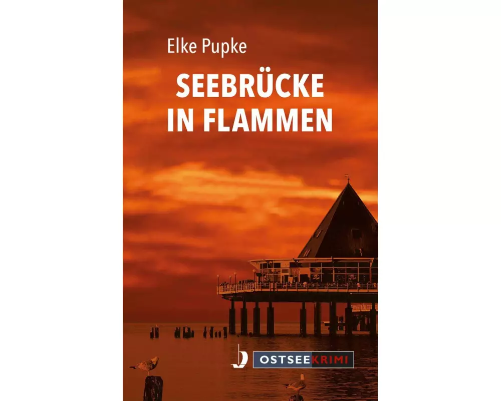 Seebrücke in Flammen