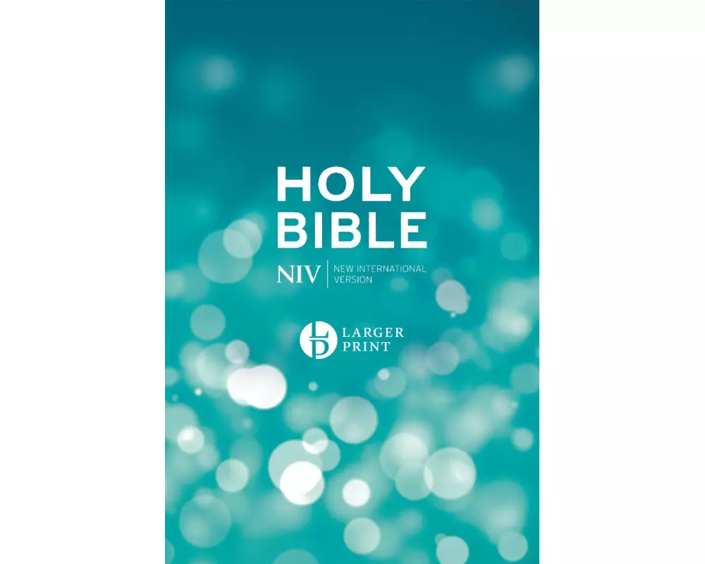 NIV Larger Print Blue Hardback Bible