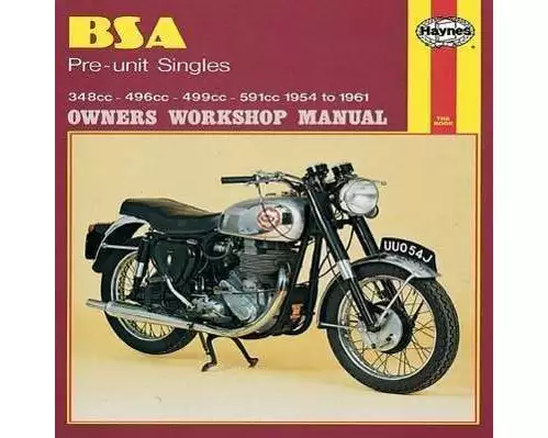 BSA Pre-unit Singles (54 - 61) Haynes Repair Manual