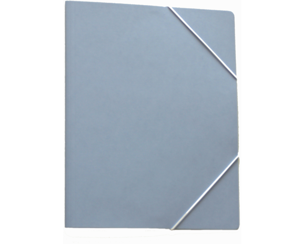 EROLA Gummibandmappe 450my A4 511 grau Karton