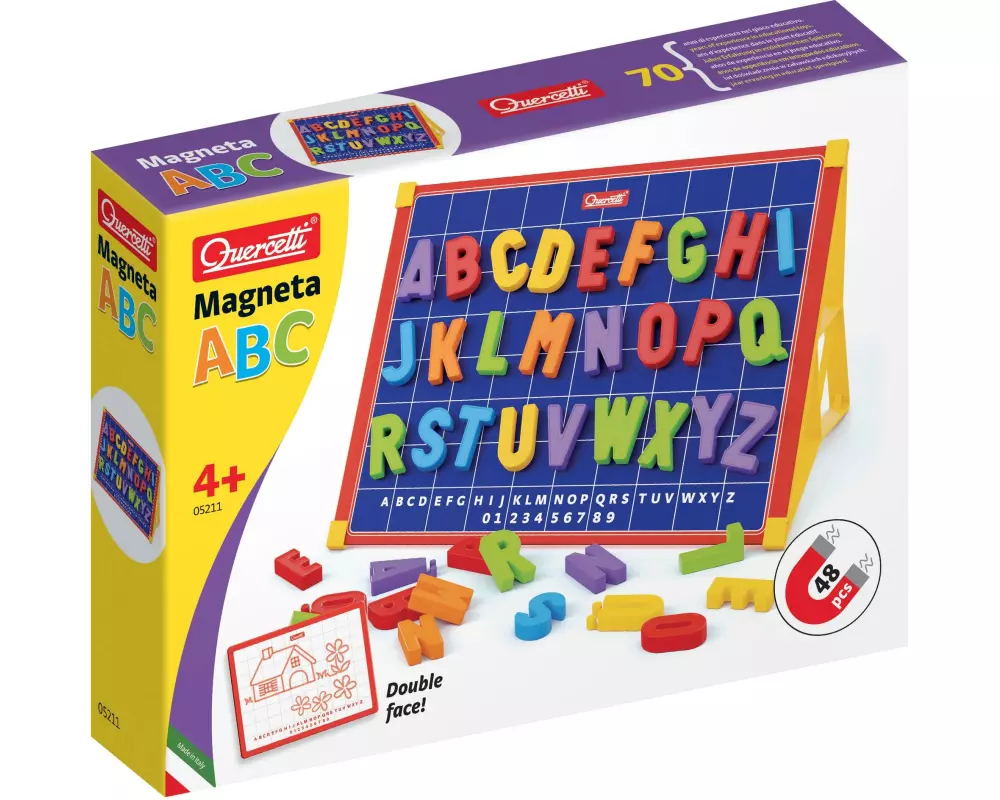 Quercetti Magnetische Buchstaben mit Tafel