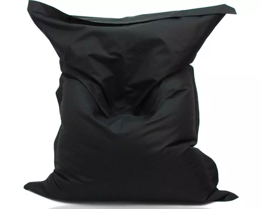 Hubatka Sitzsack In – und Outdoor 140 x 180 cm, Schwarz