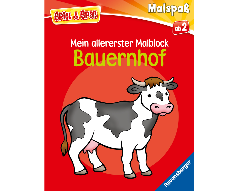 Spiel & Spaß - Mein allererster Malblock: Bauernhof