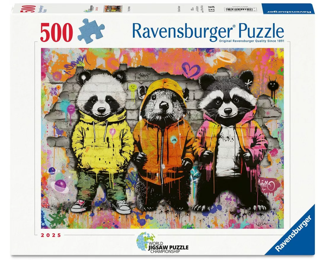 Erwachsenenpuzzle 500 Teile - Flauschige Freunde