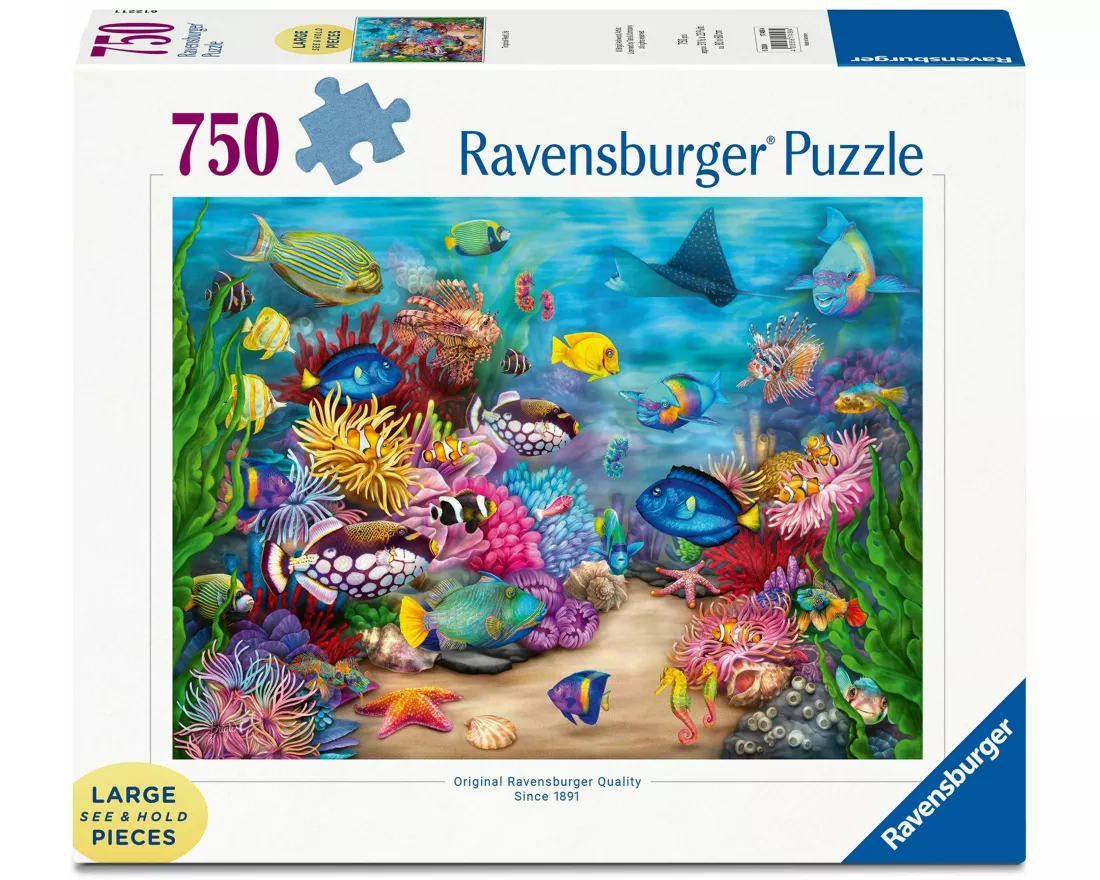 Erwachsenenpuzzle 750 Large Pieces - Tropisches Riffleben