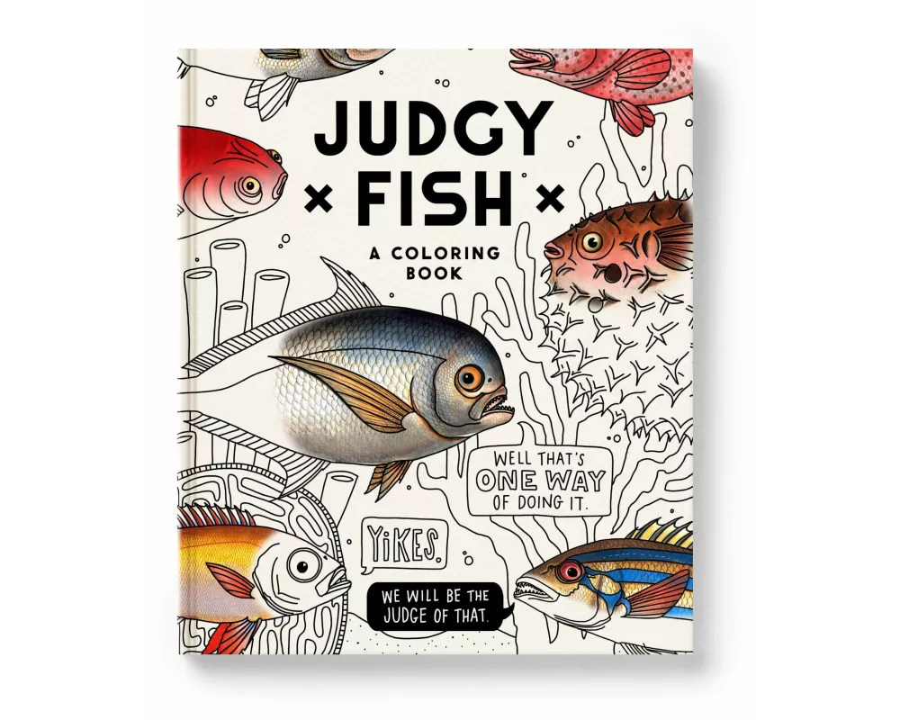 Judgy Fish Coloring Book
