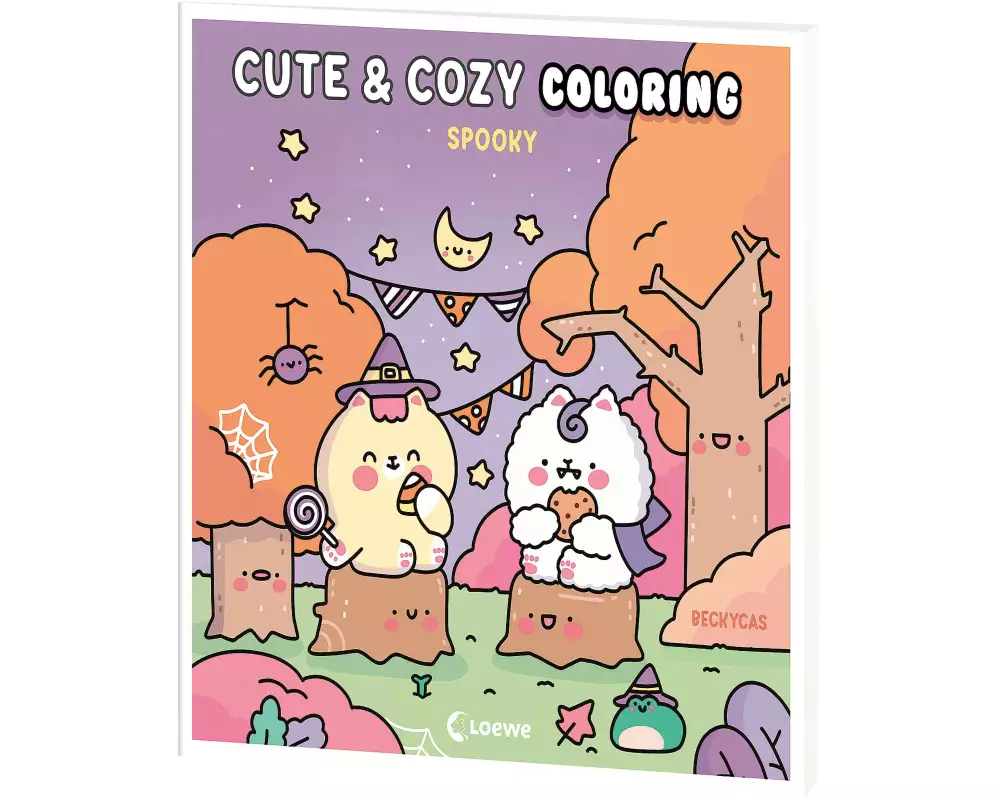 Cute & Cozy Coloring - Spooky