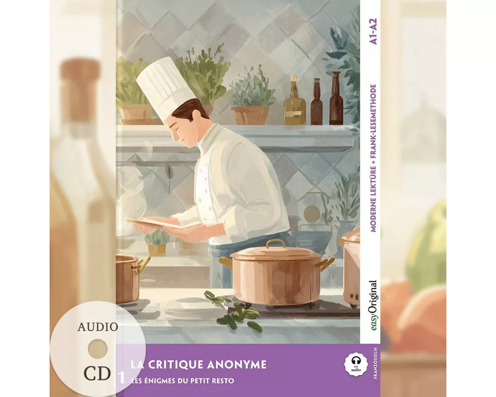 La critique anonyme - Französische Krimi-Lektüre A1-A2 (+ Audio-CD)