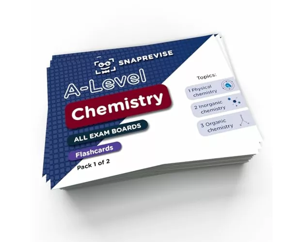 SnapRevise A-Level Chemistry Flashcards Pack 1