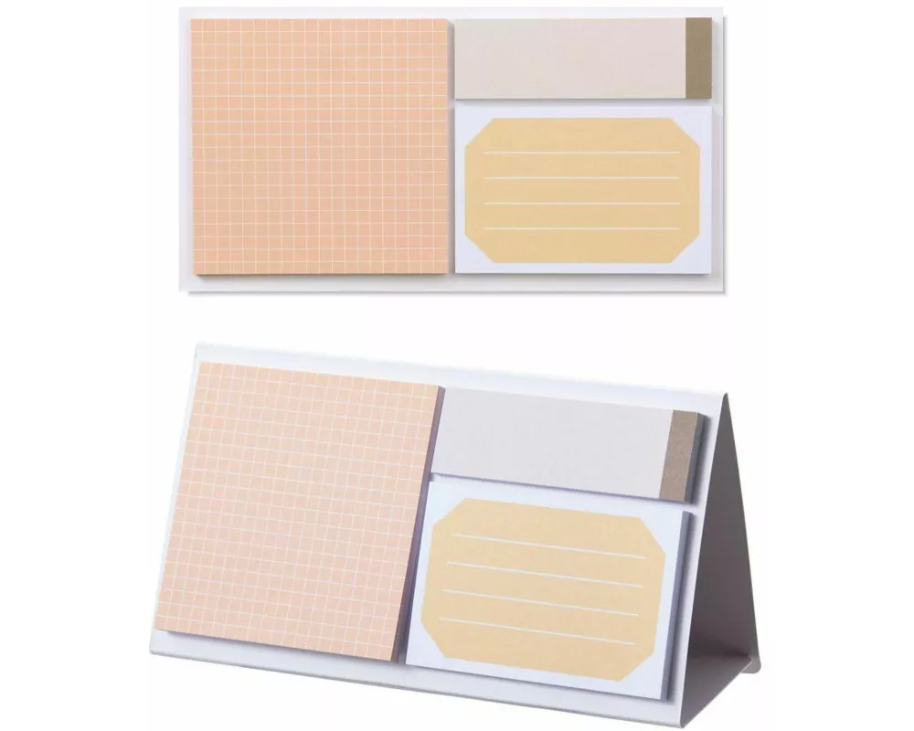EMILY Sticky Notes Set (Assort 01 Sandfarben) Haftnotizen | by KING JIM
