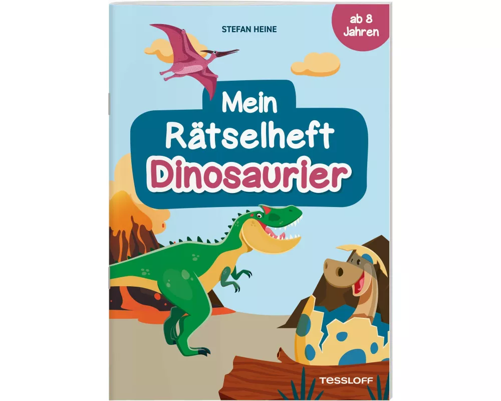 Mein Rätselheft Dinosaurier. Ab 8 Jahren