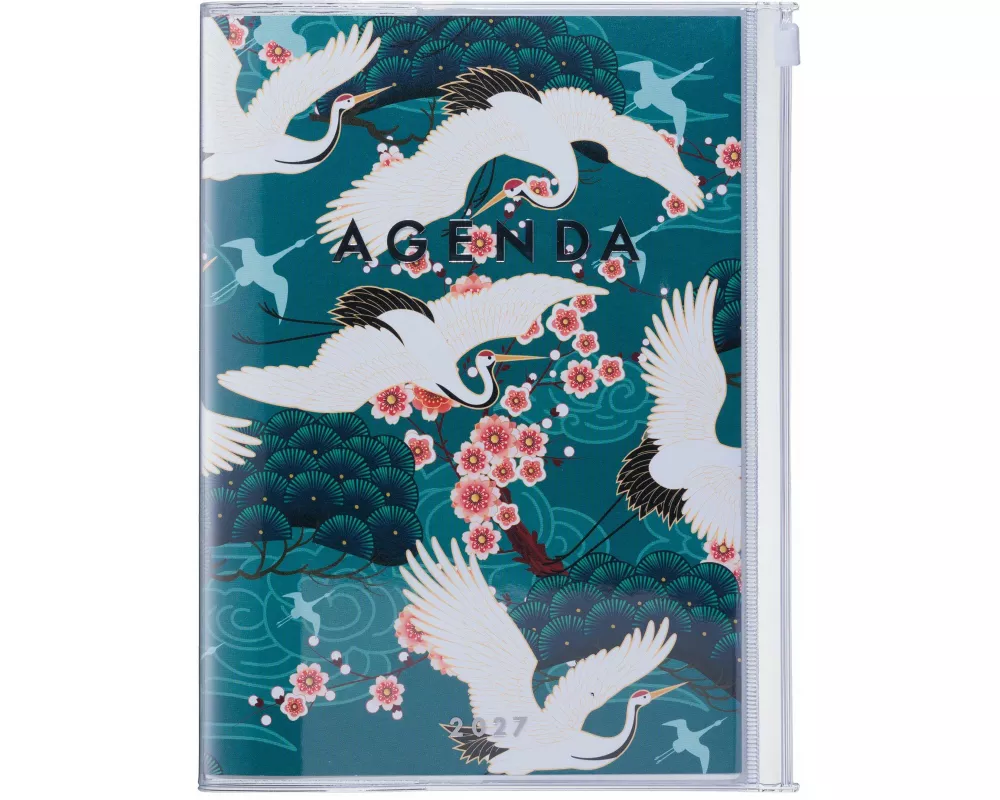 MARK'S 2026/27 Diary A5 Japan / Birds // Green