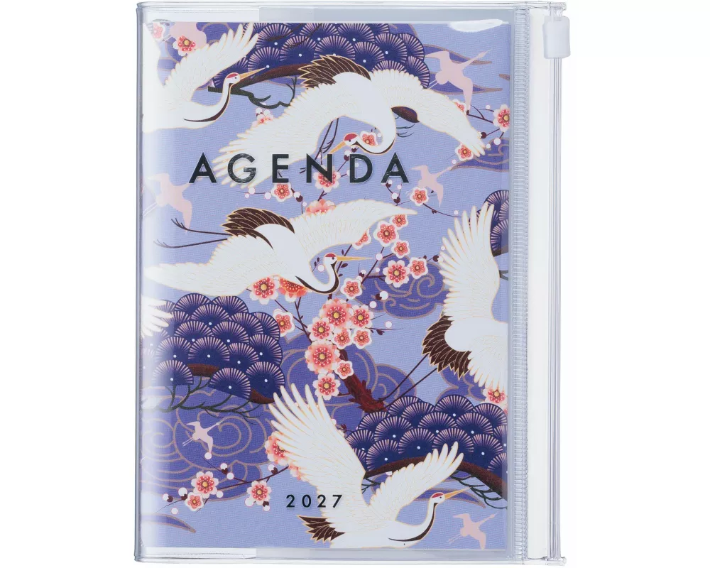 MARK'S 2026/27 Diary A6 Japan / Birds // Purple
